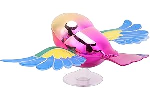 EIMSOAH Motorcycle Car Mirror Flapping Wings Bird Cute and Cool Flying Bird Ornament for Motorcycle Enthusiasts