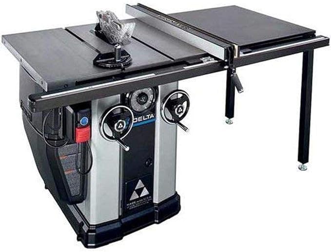 Delta 36L536 5 HP Left Tilt Unisaw Table Saw with 36 inch Biesemeyer
