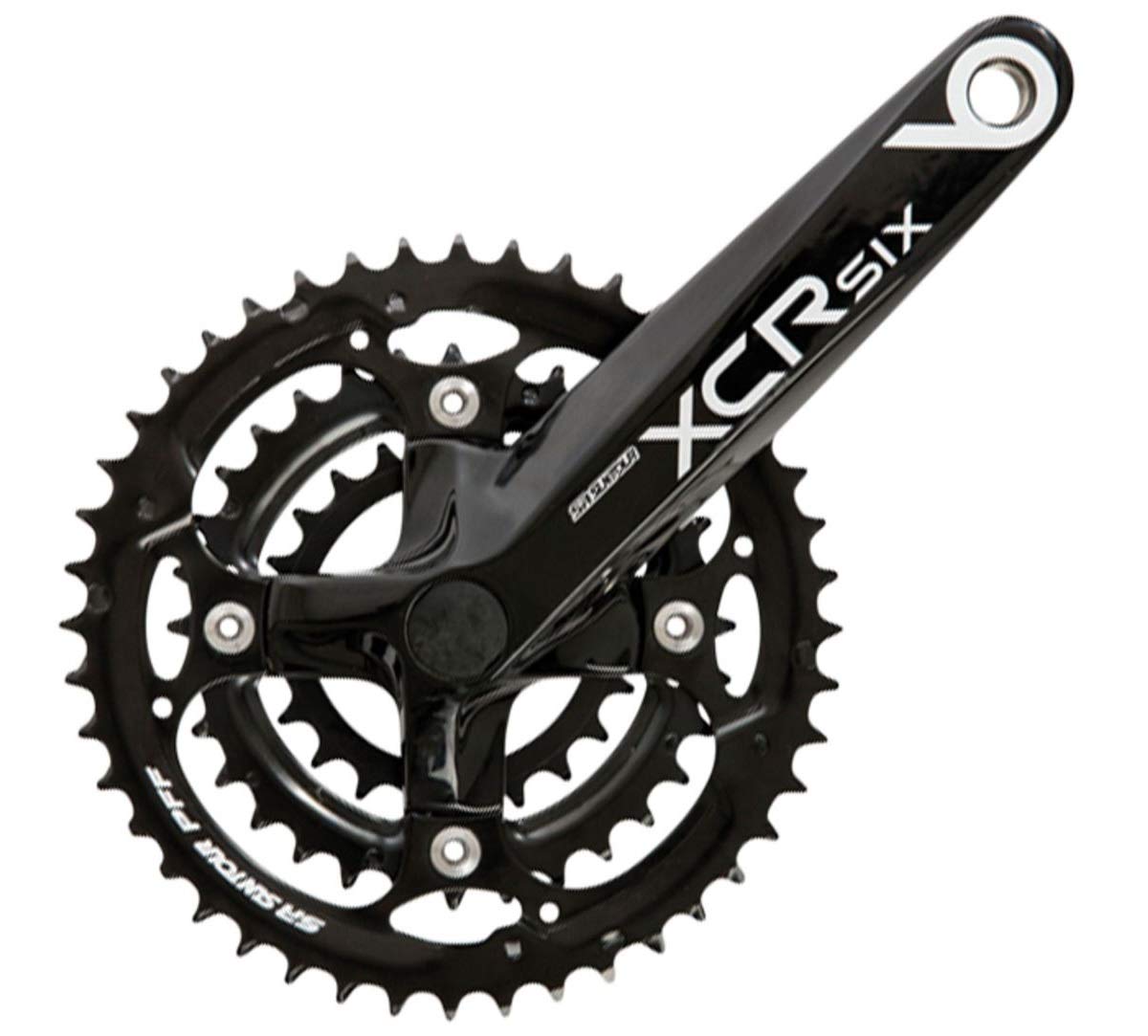 SR Suntour CW14 XCR6T418 Chainset 175mm Black Amazon.co.uk Sports