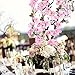 GTidea Silk Plants Direct Artificial Cherry Blossom Hanging Vine Spray Arrangements Faux Garland Fake Wreath Home Garden Yard Fence Party Wedding Decor Pink