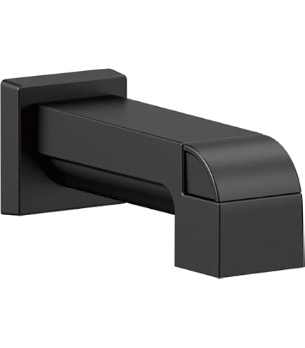 Kohler Components Wall-Mount Bath Spout | Non-Diverter Chrome Finish | 9-7/16" Length For Tub Filler