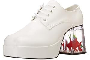 FUNTASMA Men's Pimp-02 Oxford in White Patent