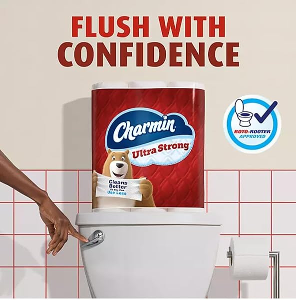 CHARMIN ULTRA STRONG 2-PLY TOILET PAPER 32 ROLLS, 231 SHEETS/ROLL
