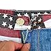 Fashion Story Hot Pants Mini Jeans Shorts Women American US Flag Denim