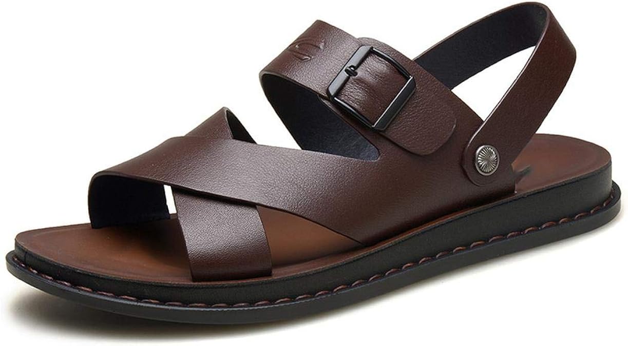 amazon mens leather sandals