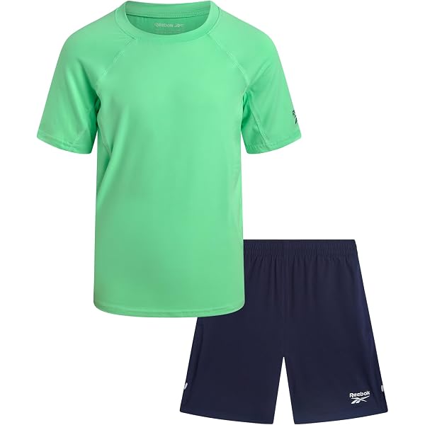 Amazon.com: Reebok Boys Athletic Shorts Set - 2 Piece Summer