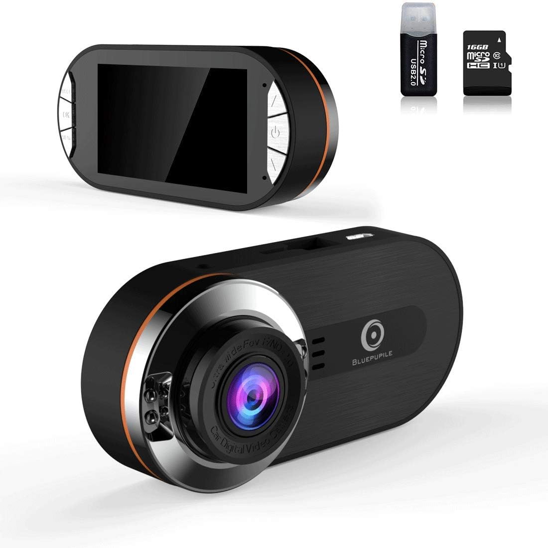 Car Camera Dash Cam Full HD 1080P Night Vision,170 degree Wide Angle Car Video Driving Recorder,Car DVR with G-Sensor, Loop Recording, Parking Mode