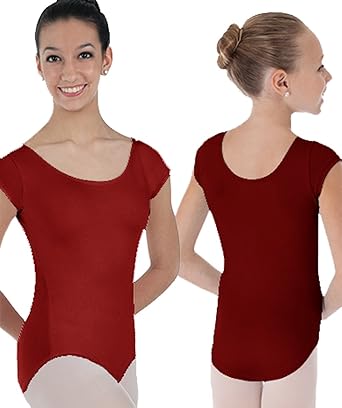 burgundy leotard amazon