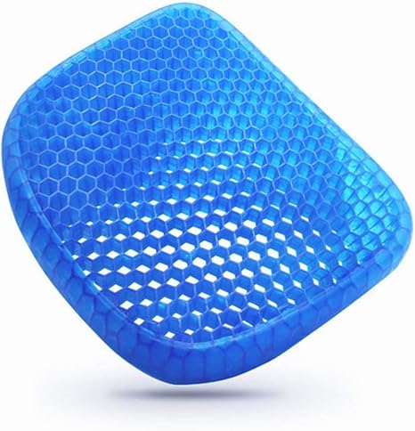 Amazon Co Jp ゲルクッション ハニカム設計 健康クッション 圧力分散 腰痛クッション 座布団 通気性抜群 骨盤サポート 蒸れない 腰痛対策 痔防止 大きいサイズ 無重力クッション 高反発 座り心地抜群 ジェルシ一トクッション 椅子 車 自宅用 オフィス クッションカバー