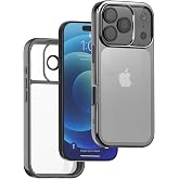 AUREXIONICS Clear Camera Protection Case for iPhone 17 Pro Max | HD Clear Back｜Anti-Yellowing｜Shockproof Soft Edges｜Metal Camera Ring｜Responsive Metal Buttons｜Slim Fit