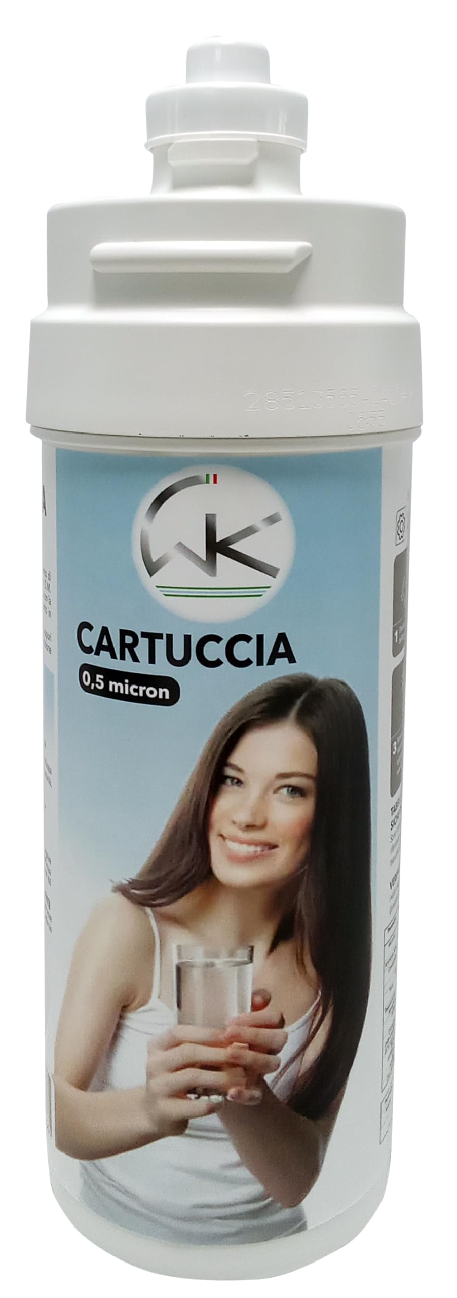 WK 004.000.19 Cartridge RIC. Silver/S 11000 LT Type Everpure, White