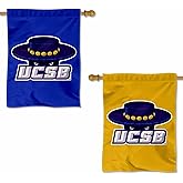 UCSB Gauchos Double Logo Double Sided House Flag