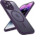 TOCOL Magnetic for iPhone 14 Pro Max Case, Upgraded Full Camera Protection, Compatible with Magsafe, Drop Protection, Translucent Matte Back Bumper Phone Cover 6.7-Inch（Midnight Purple）