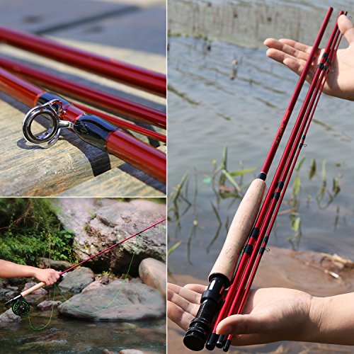 Sougayilang Fly Fishing Rod Lightweight Ultra Portable Fly Fishing