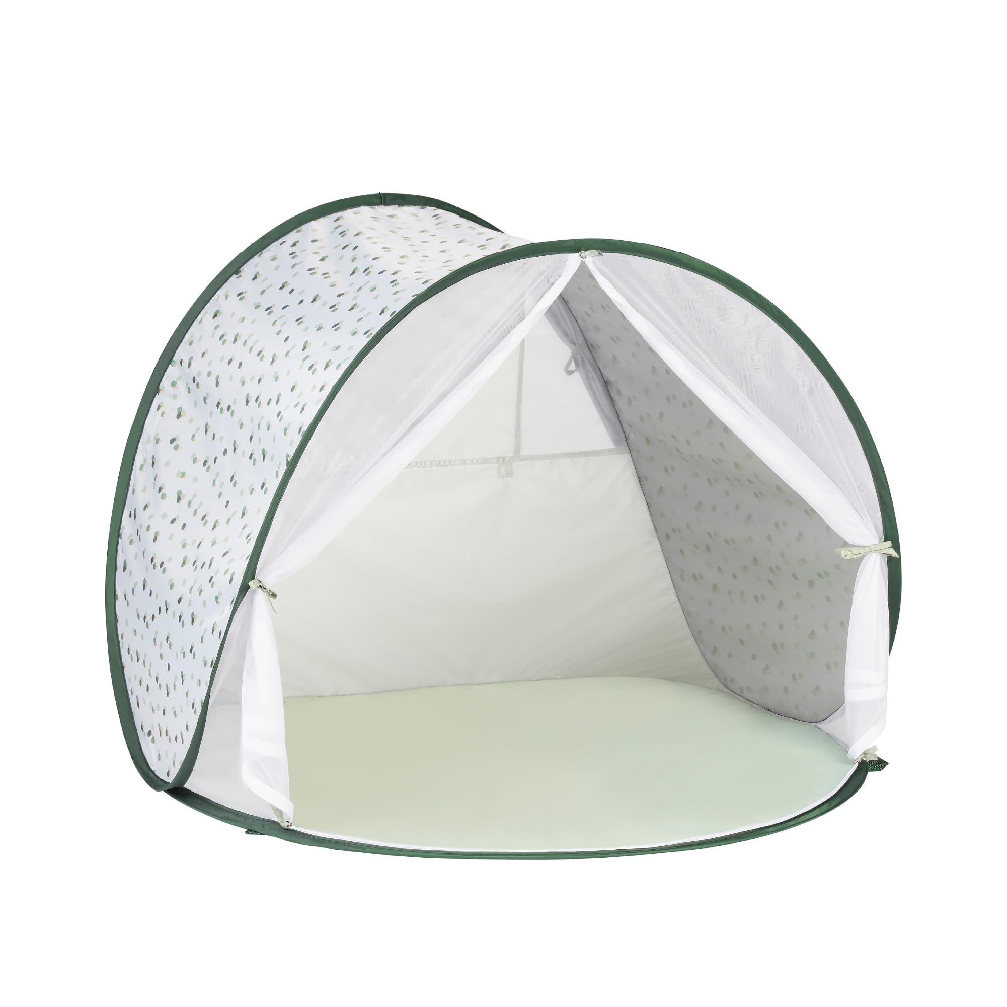 Babymoov Baby Tent with Anti UV Sun Protection UPF 50+ , Pop Up Play Tent and Sun Shade, provence green