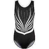 BAOHULU Girls Leotards for Gymnastics & Dance One Piece Sparkly Toddler Kids Athletic Practice Activewear