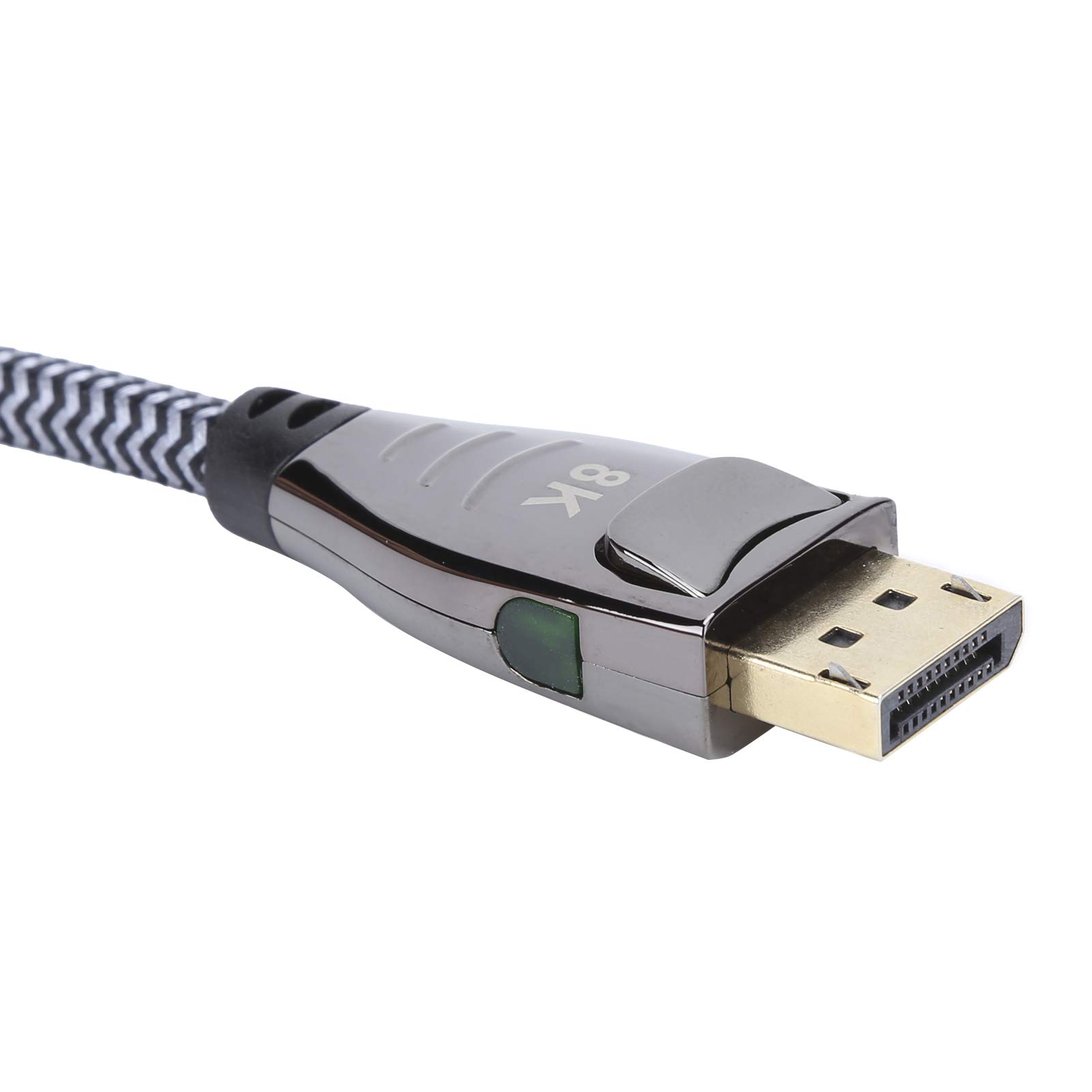 01 02 015 USB C To DisplayPort 1.4 8K Cable, DP1.4 8K 60Hz Cable Pressing Type Buckle Connection Design Professional for DP HDTV Monitor Projector for PC Computer(DP-8K-1.5m)