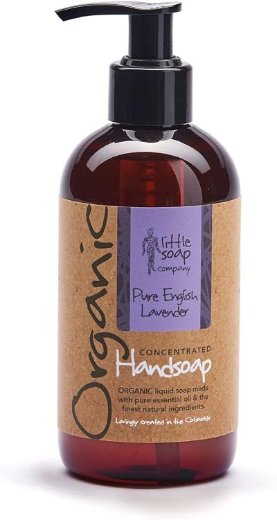 Little Soap Company Organic Lavender Hand Wash 250ml Natural Vegan Cruelty-Free