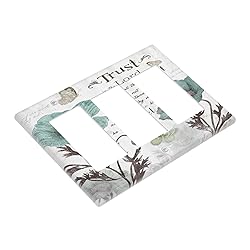Wpshijia Rustic Teal Tulip Triple Rocker Light