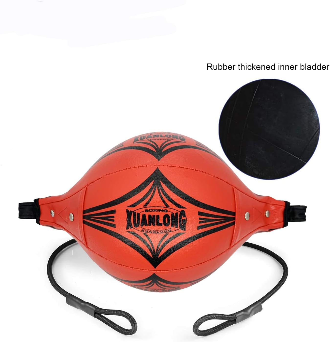 XUANLONG Double end Bag Boxing Speed Dodge Ball PU Leather Boxing Ball MMA Sports Punch Bag Workout Home Gym Exercise Agility Training Decompression Vent with Ceiling Rope and Pump(Upgraded) (red) : Sports & Outdoors