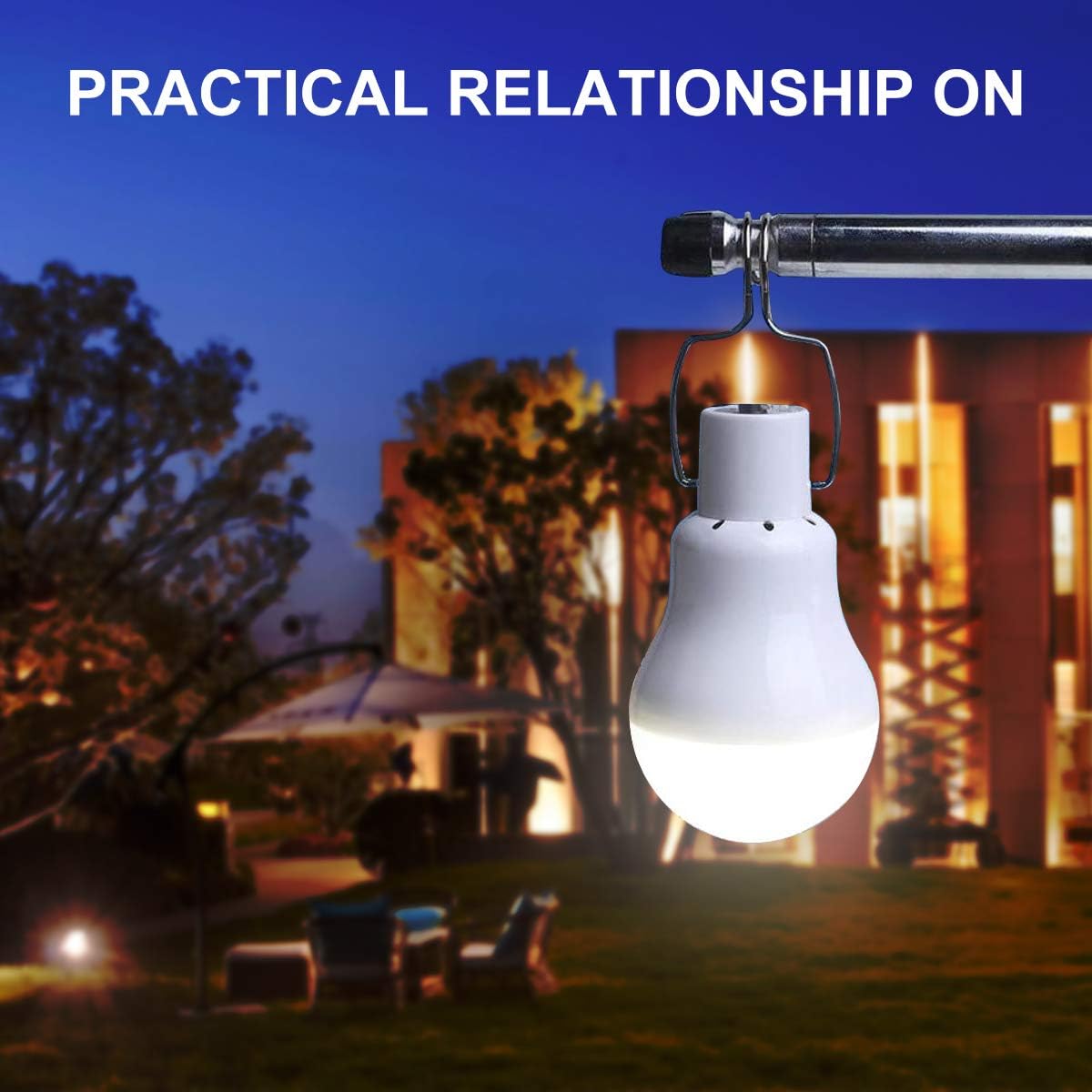 Peralng Solar Powered Shed Led Light Bulb - Image 4