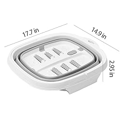 Lejesth Large Collapsible Foot Soaking Bath Basin