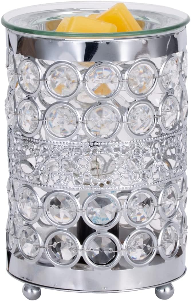 MASEN Crystal Wax Warmer Hollow Electric Candle & Wax Melt Holder