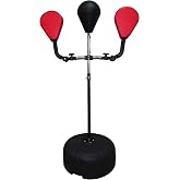 Carepeutic Betaflex Aerobic Kicking &amp; Boxing Trainer | Kickboxing Training Station with 3 Adjustable Strike Targets, Height Adjustable Punching Ball, Heavy-Duty Base