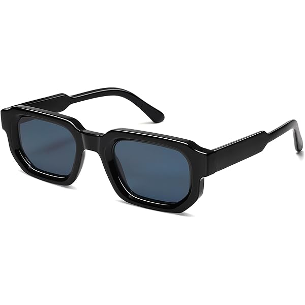 Amazon.com: Fashion Small Rectangle Leopard Sunglasses Women  display picture 2