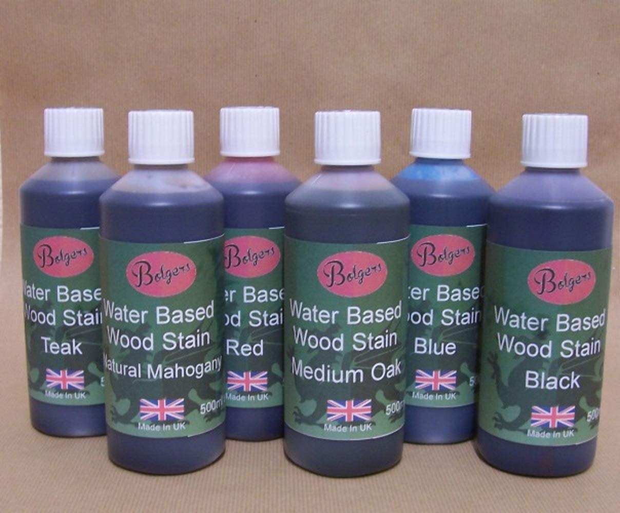 Wood DYE Bolgers Water Based Wood Stain Non Toxic, VOC Free Wood