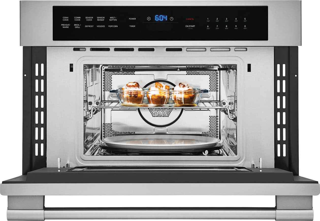 FRIGIDAIRE FPMO3077TF Professional 30 Built-in Convection Microwave Oven with Drop-Down Door, Stainless Steel