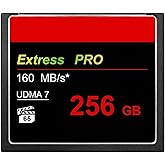 GYWY 256GB UDMA high-Speed CF Card 160MB/s Transmission Speed
