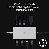 Razer USB-C Dock 11 Ports HDMI 4K 60Hz USB-C A Ethernet 85W PD view 2