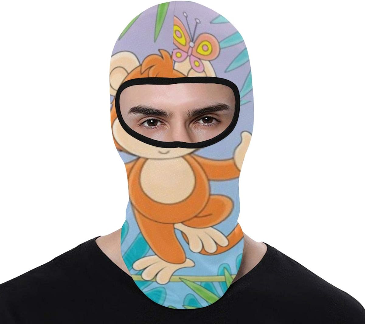 Balaclava Face Mask Protection for Men Women Sun Hood Funny Cheerful