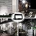 Onforu 4 Pack 35W LED Flood Light, 3000lm Super Bright Security Lights, IP66 Waterproof Outdoor Flood Light, 5000K Daylight White Floodlight for Yard, Garden, Playground, Garages, Rooftop