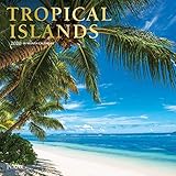 Tropical Islands 2020 12 x 12 Inch Monthly Square Wall Calendar with Foil Stamped Cover by Plato, Scenic Travel Tropical Photography (English, Spanish and French Edition) by 
