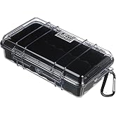 Pelican 1060 Micro Case - for iPhone, GoPro, Camera, and More (Black/Clear)