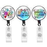 Retractable Blue Badge Reel- Badge Holder with