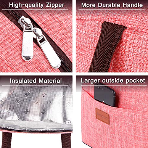 image for BALORAY Lunch Bags for Women Insulated Lunch Bag Lunch Tote Bag with L