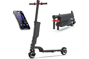 HX X6 Triple Folding Electric Scooter for Adults, Backpack E-Scooter with Removable Battery, 350W Motor, 5.5" Tires, 25 km/h 
