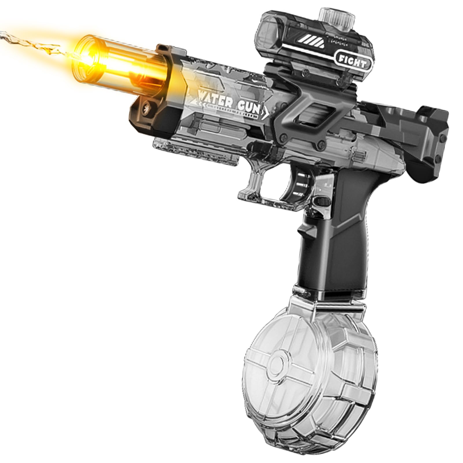 Photo 1 of Snowall Powerful Electric Water Gun with LED Lights,Automatic Squirt Gun for Kids and Adults, Long Range Water Pistol for Pool Beach Outdoor Play