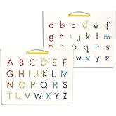 Magnetic Letter Tracing Board – Montessori ABC Learning Toy for Toddlers – Double-Sided Uppercase & Lowercase Alphabet Writing Practice Board