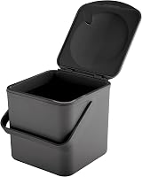 Minky 3.5L Caddy Kitchen Waste Bin Multitask Storage UK Made Black view 3