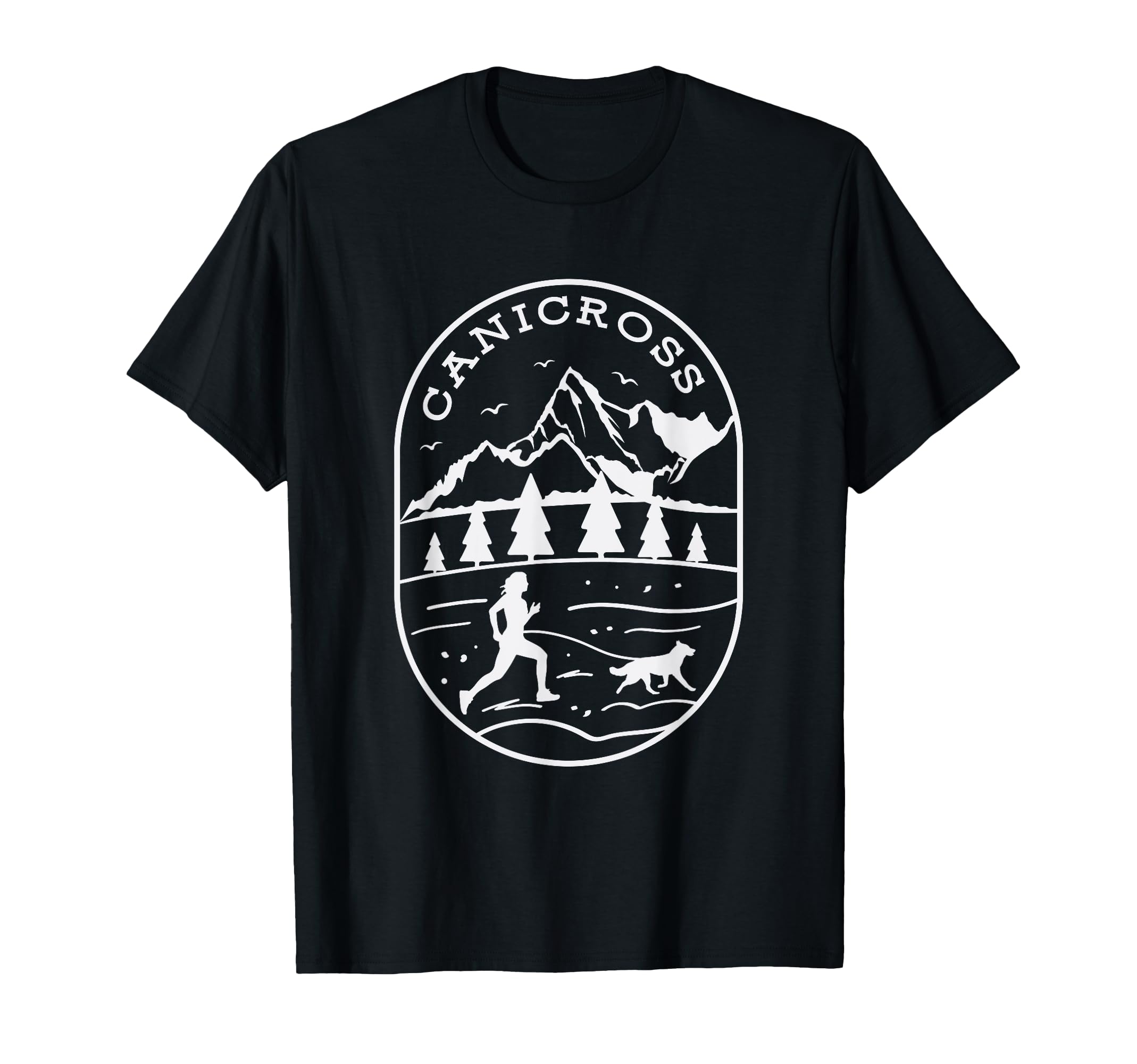 Canicross for a Dog running Canicross T-Shirt