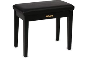 Roland RPB-100 Piano Keyboard Bench, Fixed Height 21.8-Inch, Satin Black