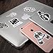 Breezypals Stickers, Laptop Stickers Car Motorcycle Bicycle Luggage Decal Graffiti Patches Skateboard Sticker Pack (Black Stickers 100Pcs)