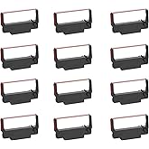 BIGGER Replacement for ERC-30/34/38 B/R Ribbon Used with Epson ERC30 ERC34 ERC38, M188B, TM-U220, TM-U220B, SNBC BTP-M300, Bi