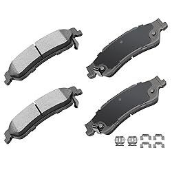 cciyu D729 Rear Ceramic Disc Brake Pads Kit For