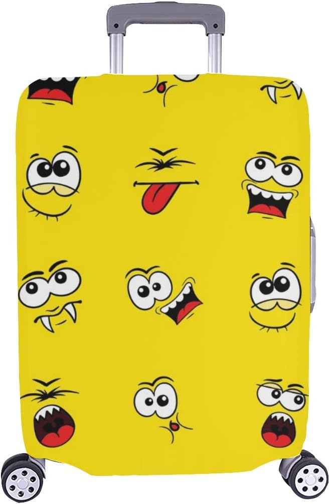 neon yellow suitcase