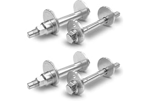 QNHEAY Lower Control Arm Cam Bolts Kit Fit for Toyota 4Runner FJ Cruiser Tacoma 2003-2016, Front Alignment Camber Toe Adjustment Bolts Replace 48409-60020 48190-60020, 2 Pack for Two Side